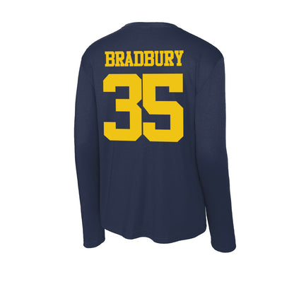 Michigan - NCAA Women's Lacrosse : Emma Bradbury - Activewear Long Sleeve T-Shirt-1