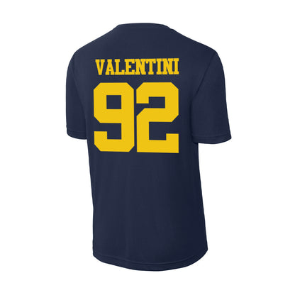 Michigan - NCAA Men's Ice Hockey : Adam Valentini - Activewear T-Shirt-1