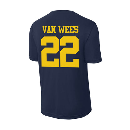 Michigan - NCAA Women's Lacrosse : Truus van Wees - Activewear T-Shirt-1