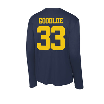Michigan - NCAA Women's Lacrosse : Emileigh Goodloe - Activewear Long Sleeve T-Shirt-1