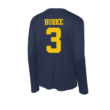 Michigan - NCAA Women's Lacrosse : Emma Burke - Activewear Long Sleeve T-Shirt-1