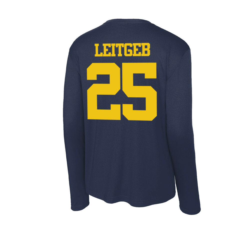Michigan - NCAA Baseball : Brock leitgeb - Activewear Long Sleeve T-Shirt-1