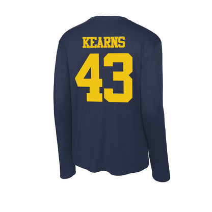 Michigan - NCAA Men's Lacrosse : Kevin Kearns - Activewear Long Sleeve T-Shirt-1