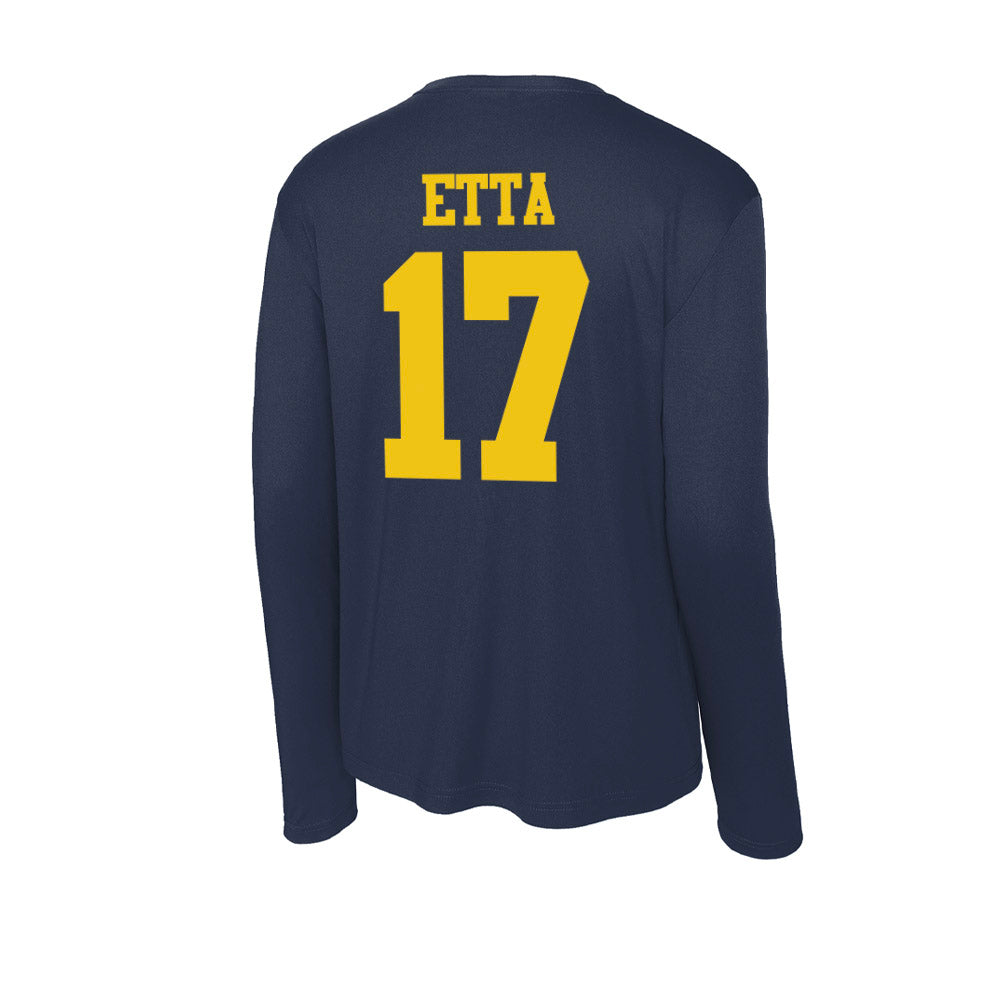 Michigan - NCAA Football : Enow Etta - Activewear Long Sleeve T-Shirt-1