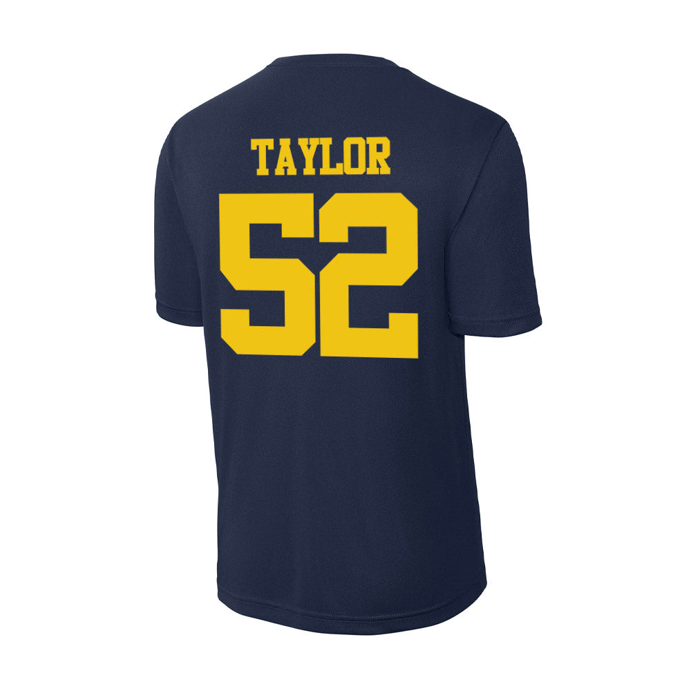 Michigan - NCAA Men's Lacrosse : Hunter Taylor - Activewear T-Shirt-1