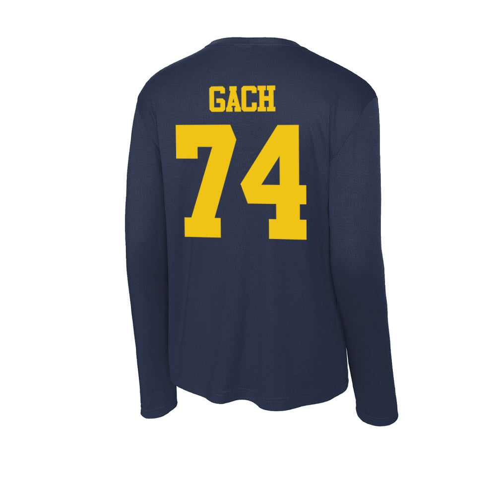 Michigan - NCAA Football : Avery Gach - Activewear Long Sleeve T-Shirt-1