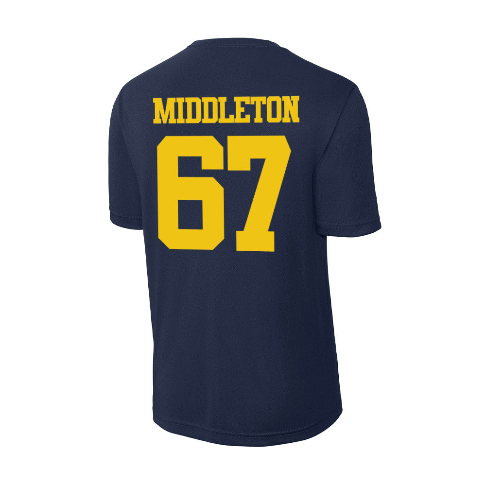 Michigan - NCAA Football : Trent Middleton - Activewear T-Shirt-1