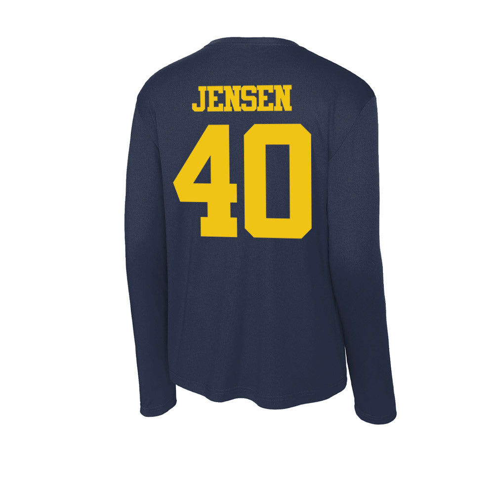 Michigan - NCAA Women's Lacrosse : Madeline Jensen - Activewear Long Sleeve T-Shirt-1