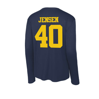 Michigan - NCAA Women's Lacrosse : Madeline Jensen - Activewear Long Sleeve T-Shirt-1