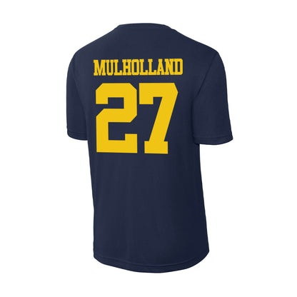 Michigan - NCAA Men's Lacrosse : Aidan Mulholland - Activewear T-Shirt-1