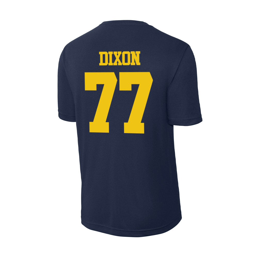 Michigan - NCAA Men's Lacrosse : DJ Dixon - Activewear T-Shirt-1