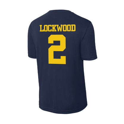 Michigan - NCAA Men's Lacrosse : Bo Lockwood - Activewear T-Shirt-1
