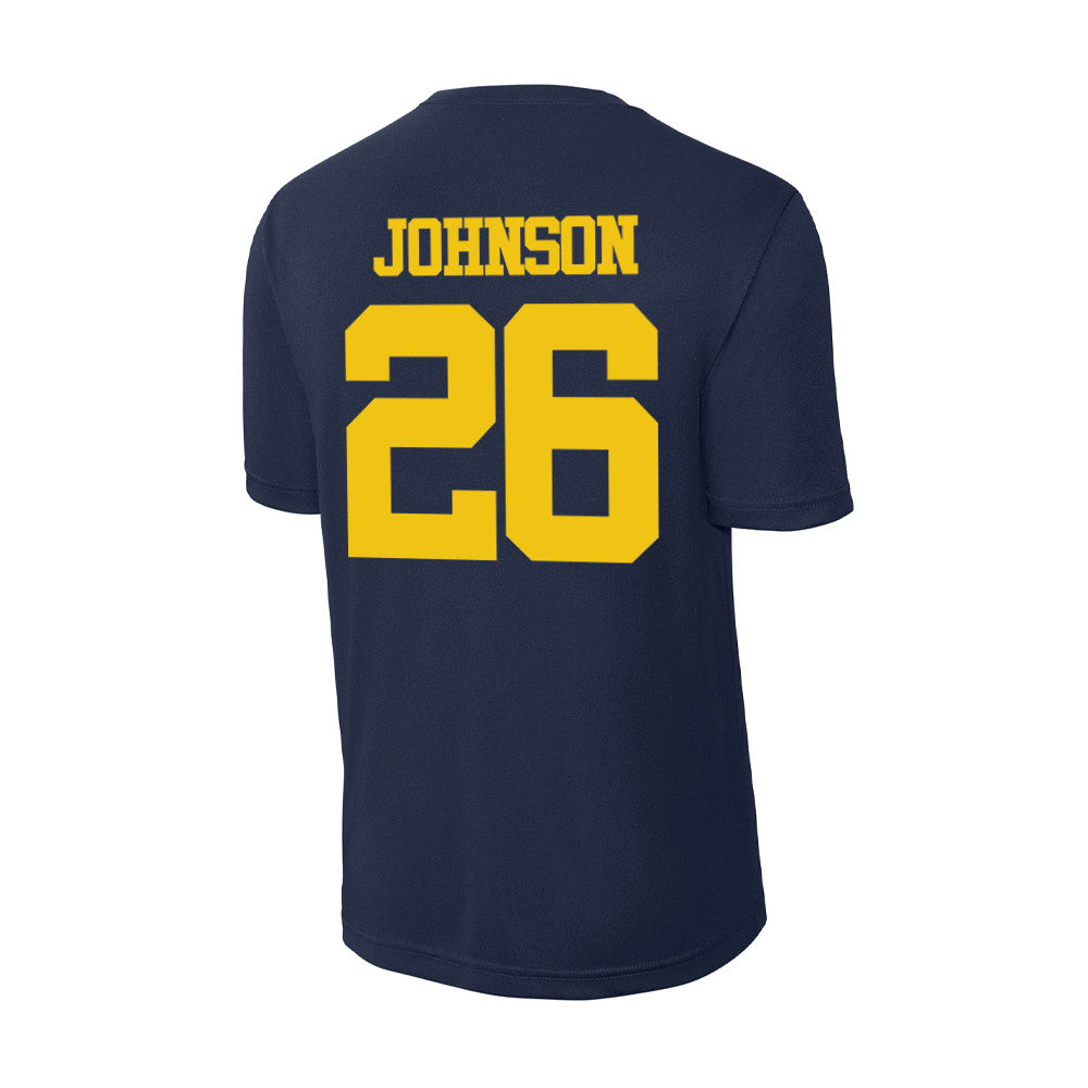 Michigan - NCAA Football : Donovan Johnson - Activewear T-Shirt-1