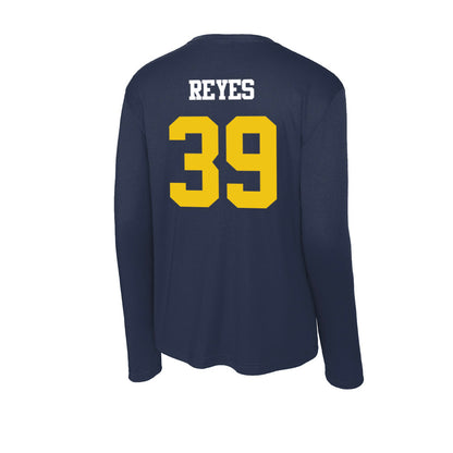 Michigan - NCAA Football : Max Reyes - Activewear Long Sleeve T-Shirt-1
