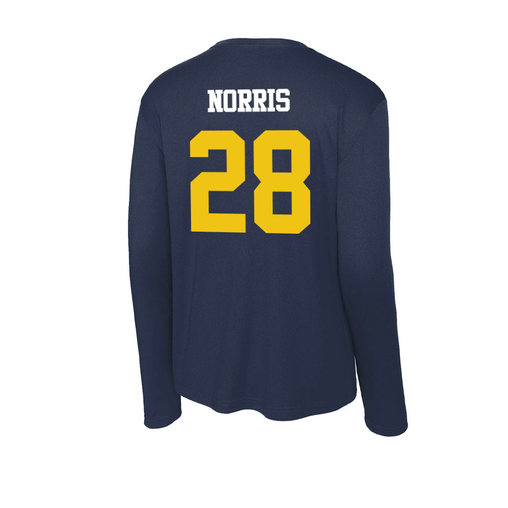 Michigan - NCAA Women's Lacrosse : Calli Norris - Activewear Long Sleeve T-Shirt-1