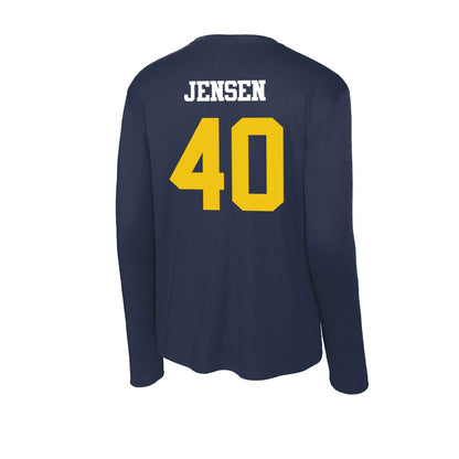Michigan - NCAA Women's Lacrosse : Madeline Jensen - Activewear Long Sleeve T-Shirt-1