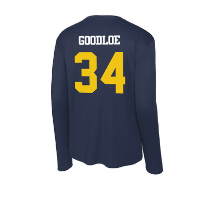 Michigan - NCAA Men's Lacrosse : Cameron Goodloe - Activewear Long Sleeve T-Shirt-1