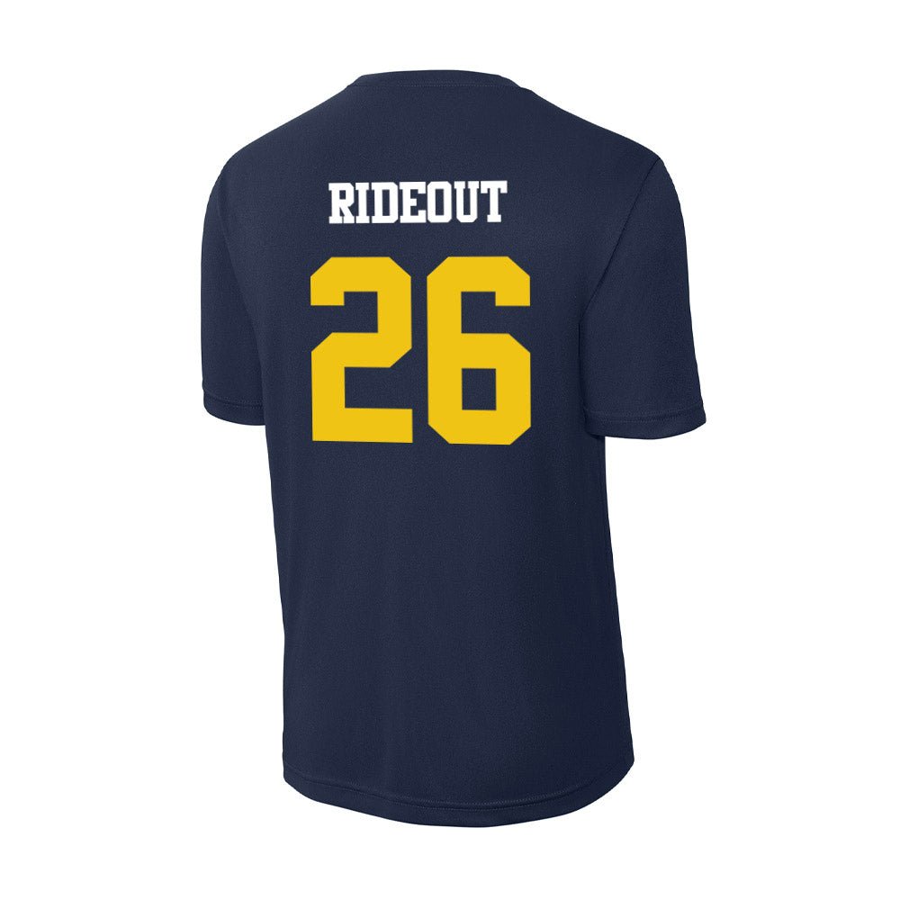 Michigan - NCAA Men's Lacrosse : Jack Rideout - Activewear T-Shirt-1