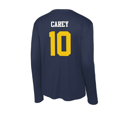 Michigan - NCAA Baseball : Tate Carey - Activewear Long Sleeve T-Shirt-1