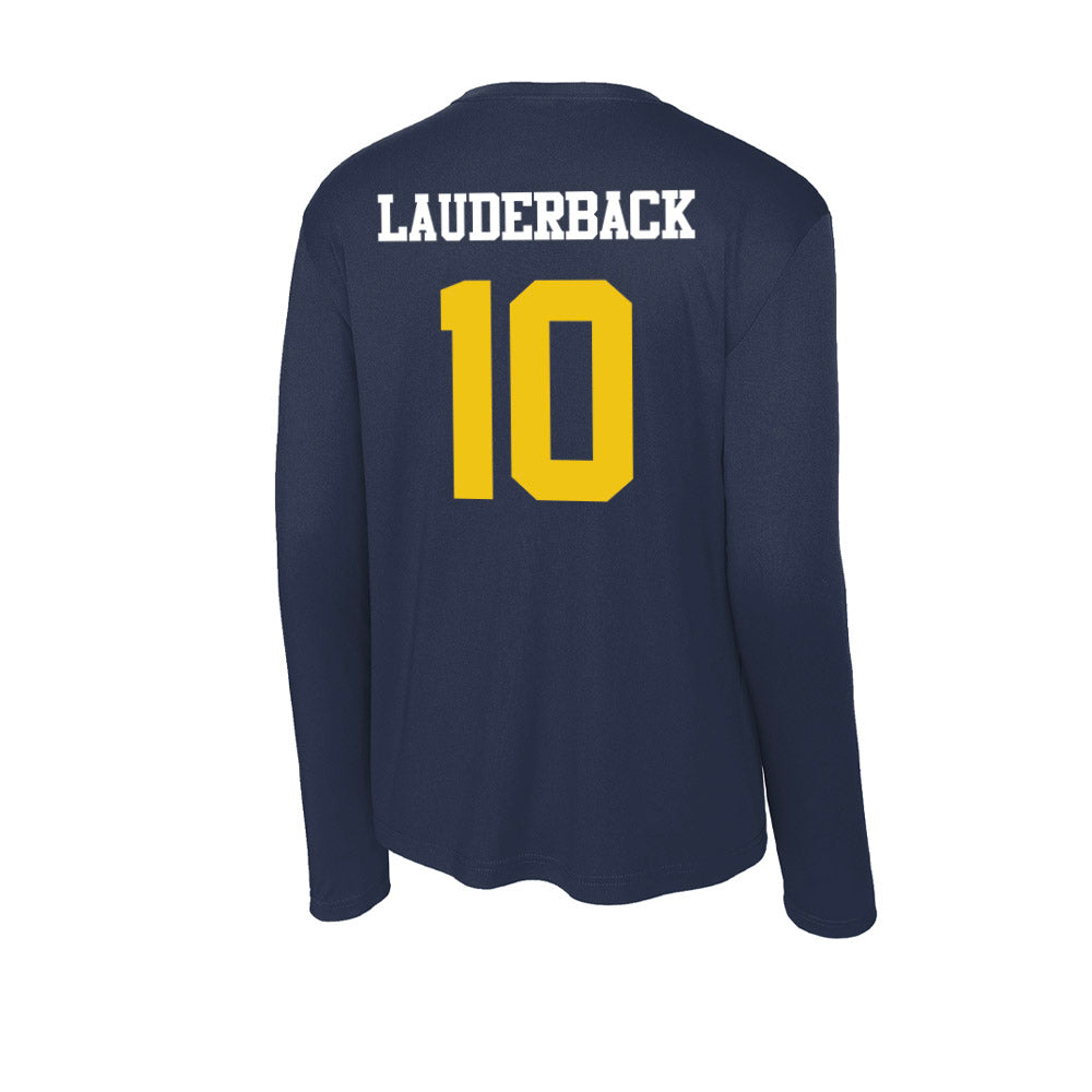 Michigan - NCAA Men's Lacrosse : Nick Lauderback - Activewear Long Sleeve T-Shirt-1