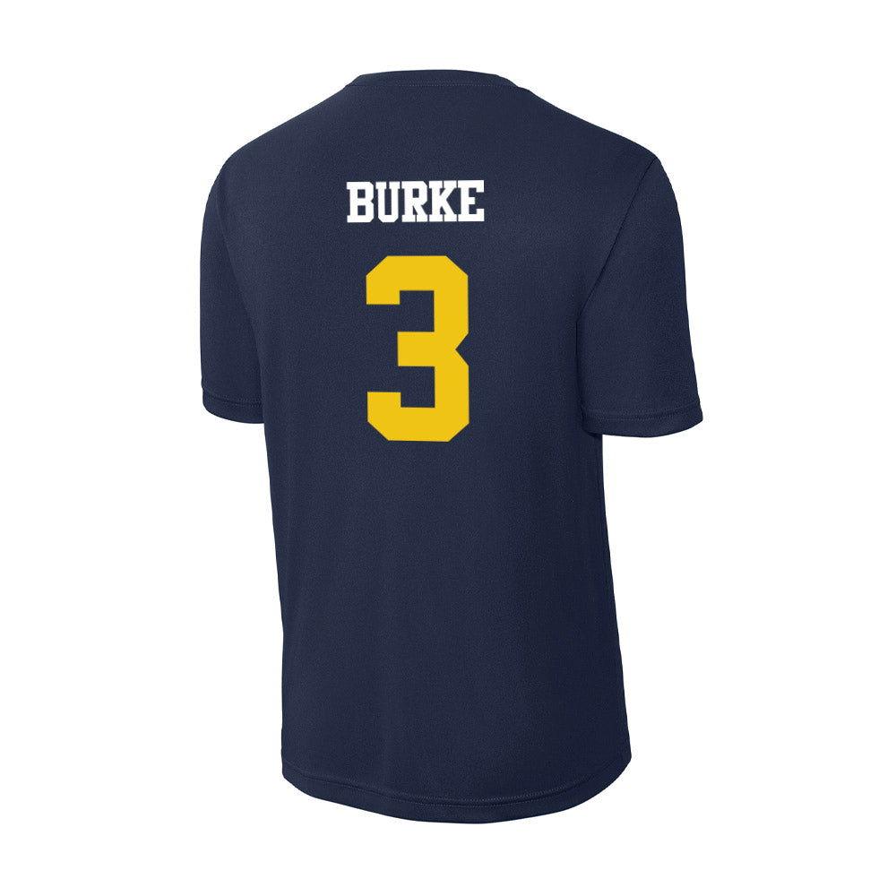 Michigan - NCAA Women's Lacrosse : Emma Burke - Activewear T-Shirt-1