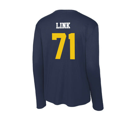 Michigan - NCAA Football : Evan Link - Activewear Long Sleeve T-Shirt-1