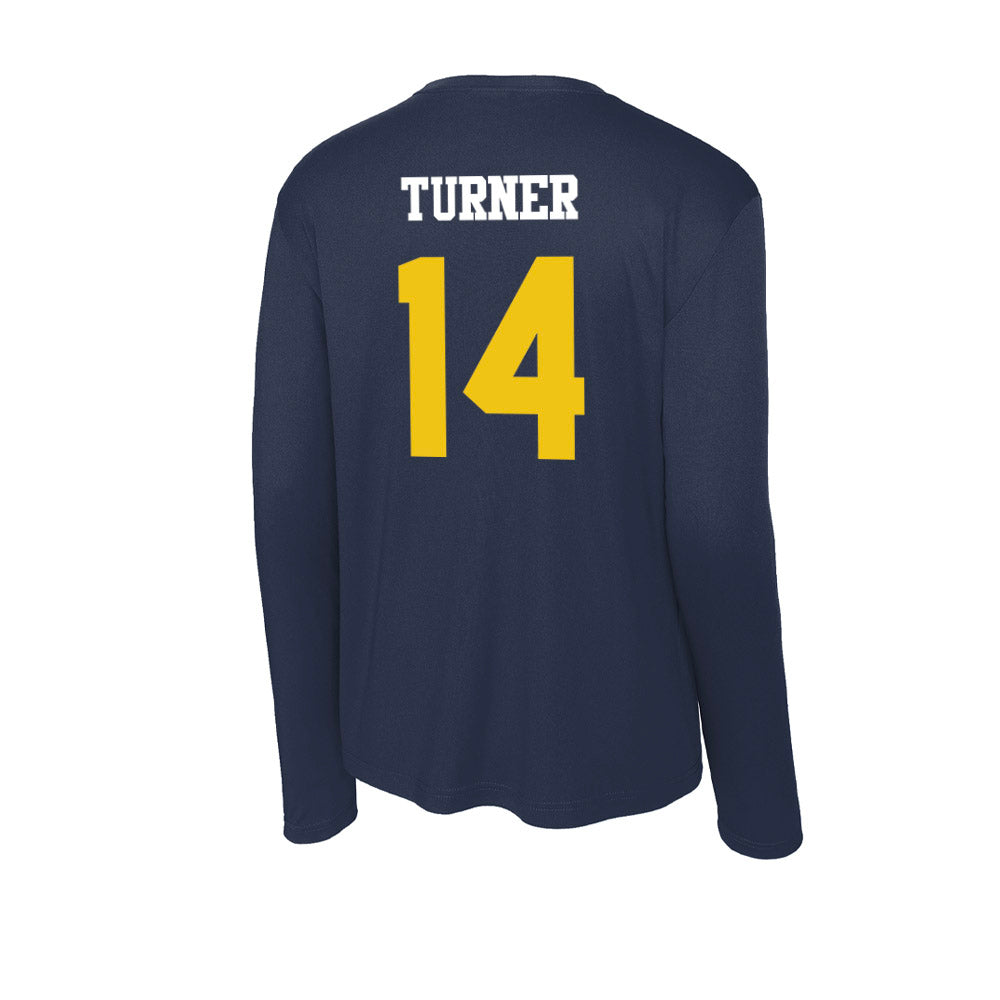 Michigan - NCAA Baseball : Colby Turner - Activewear Long Sleeve T-Shirt-1