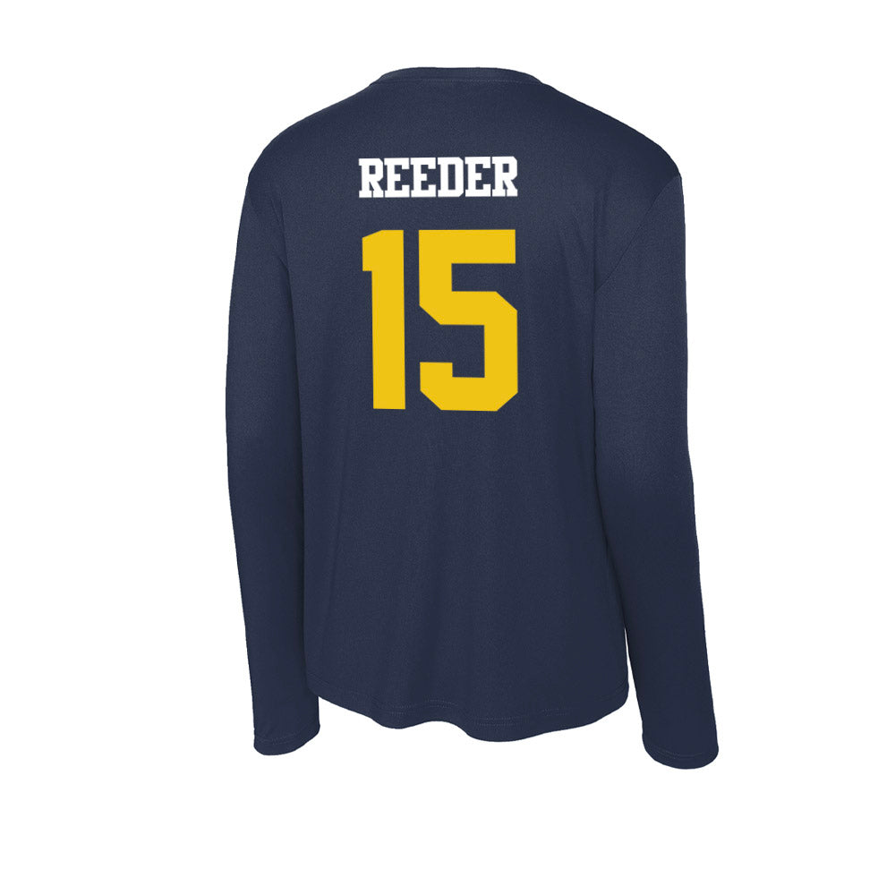 Michigan - NCAA Football : Aden Reeder - Activewear Long Sleeve T-Shirt-1