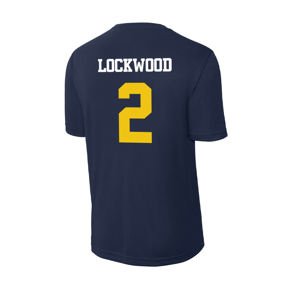 Michigan - NCAA Men's Lacrosse : Bo Lockwood - Activewear T-Shirt-1