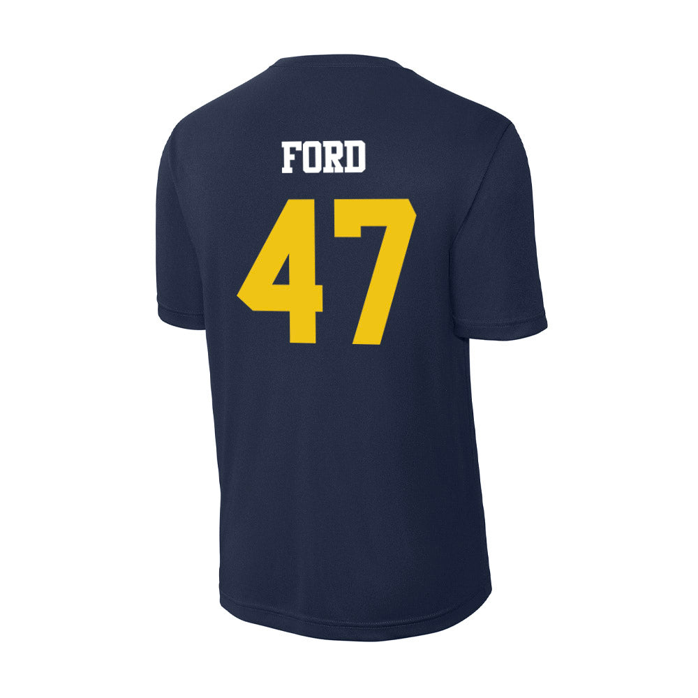 Michigan - NCAA Men's Lacrosse : Josh Ford - Activewear T-Shirt-1