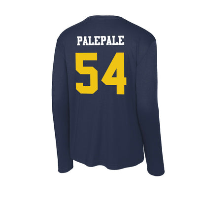 Michigan - NCAA Football : Deyvid Palepale - Activewear Long Sleeve T-Shirt-1