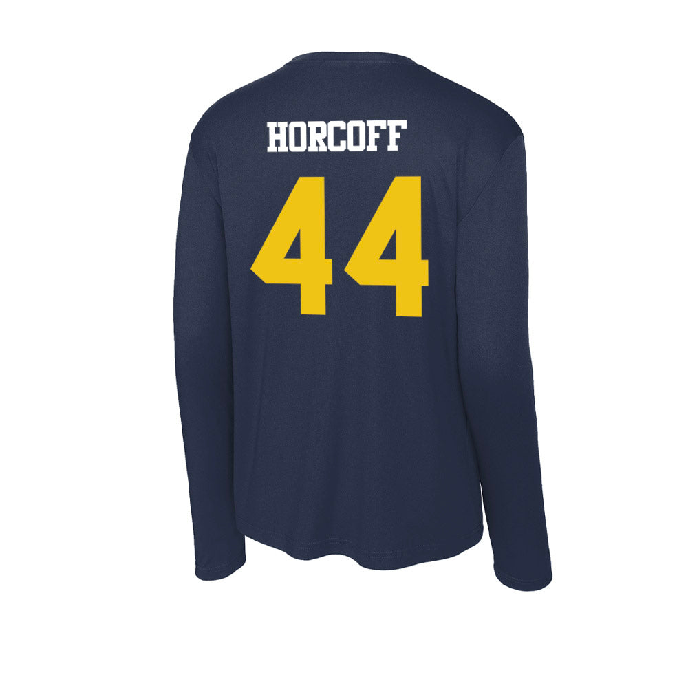 Michigan - NCAA Men's Ice Hockey : Will Horcoff - Activewear Long Sleeve T-Shirt-1
