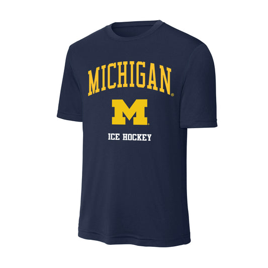 Michigan - NCAA Men's Ice Hockey : Matthew Mania - Activewear T-Shirt-0