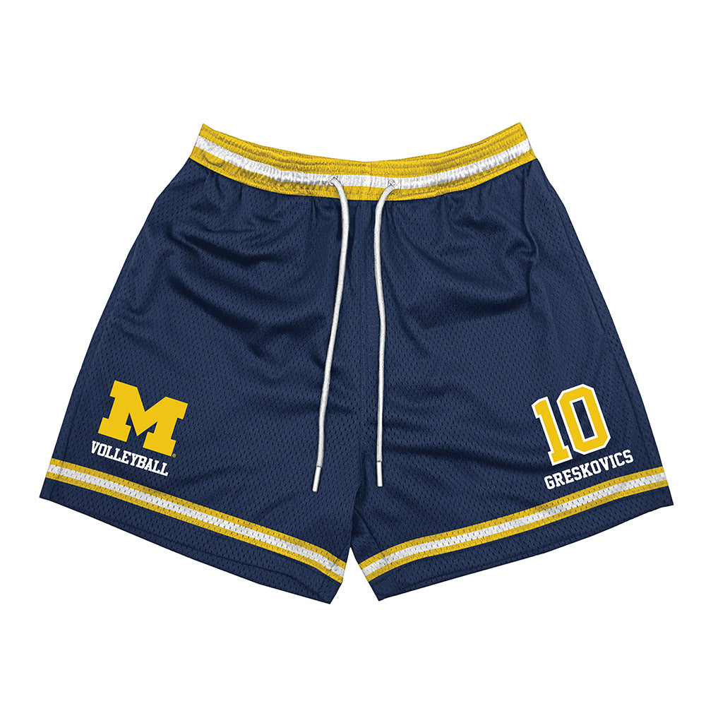 Michigan - NCAA Women's Volleyball : Carly Greskovics - Shorts-0