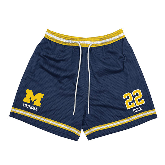 Michigan - NCAA Football : Jordan Deck - Shorts-0