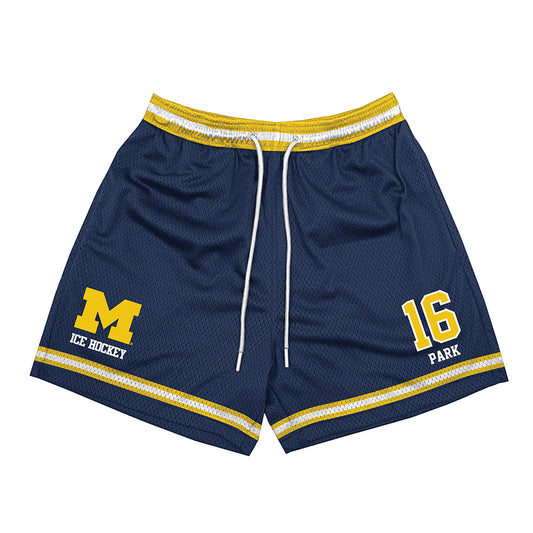 Michigan - NCAA Men's Ice Hockey : Aidan Park - Shorts-0
