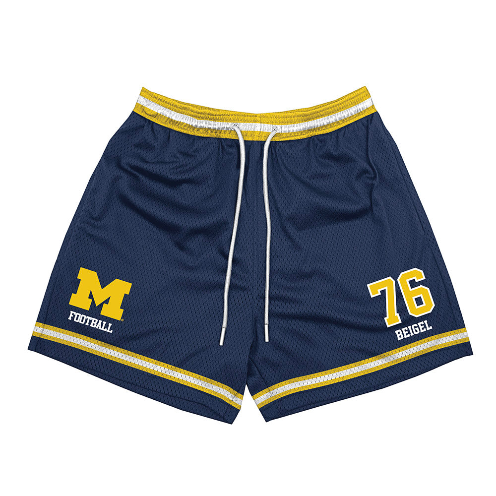 Michigan - NCAA Football : Manuel Beigel - Shorts-0