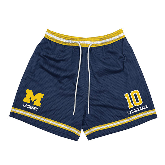 Michigan - NCAA Men's Lacrosse : Nick Lauderback - Shorts-0