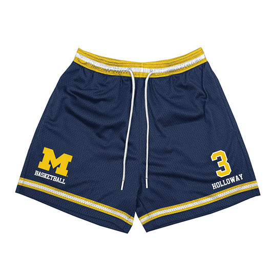 Michigan - NCAA Women's Basketball : Mila Holloway - Shorts-0