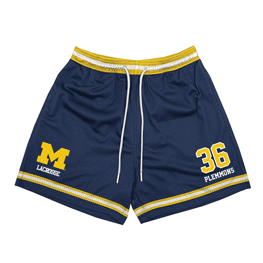 Michigan - NCAA Men's Lacrosse : Brandon Plemmons - Shorts-0