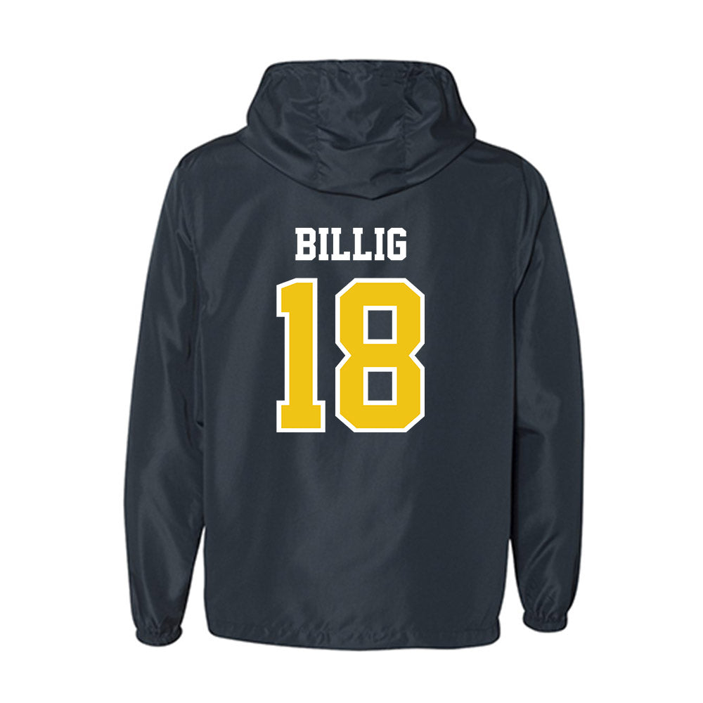 Michigan - NCAA Men's Lacrosse : Carson Billig - Windbreaker-1