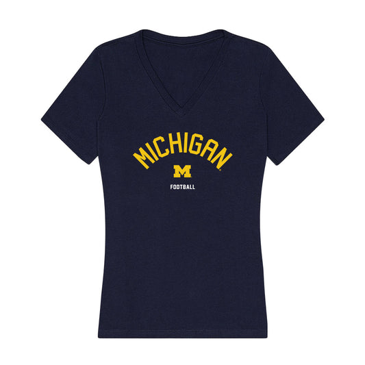 Michigan - NCAA Football : Jonah Lea'ea - Classic Shersey Women's V-Neck T-Shirt-0