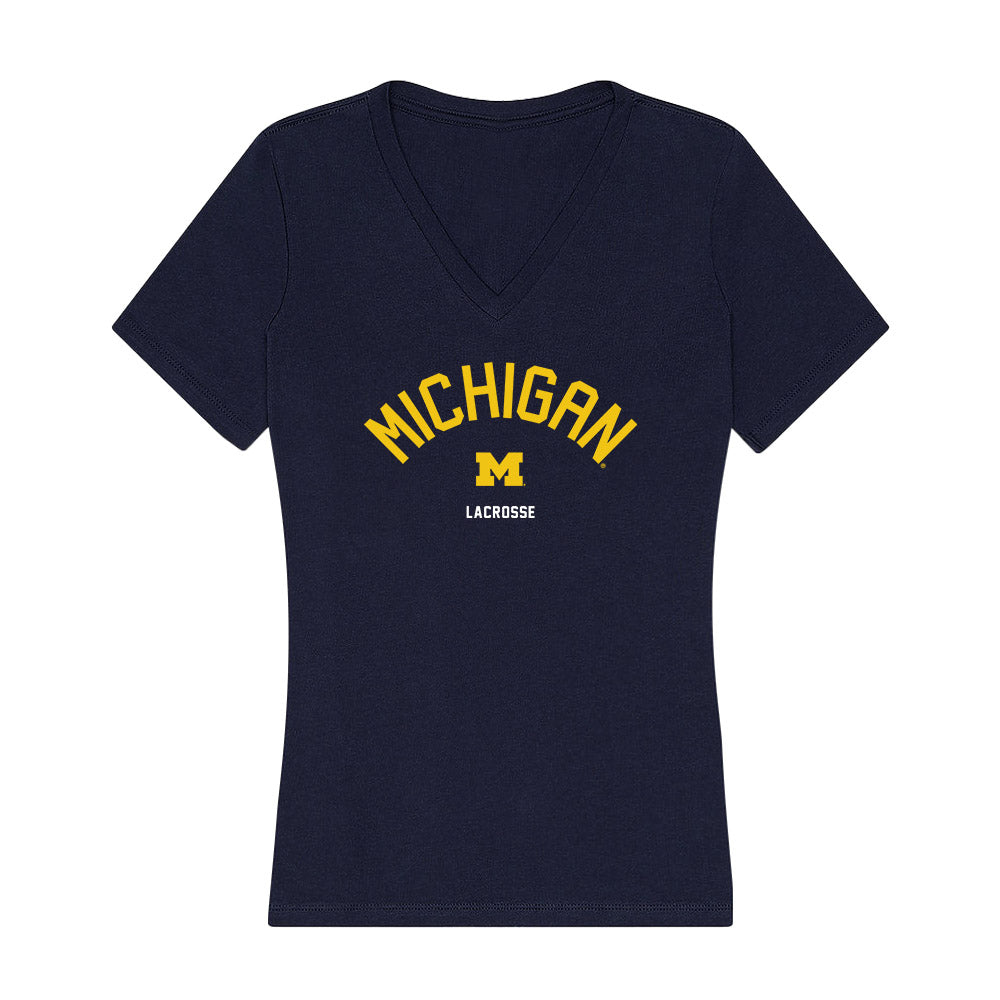 Michigan - NCAA Women's Lacrosse : Stella Nolan - Classic Shersey Women's V-Neck T-Shirt-0
