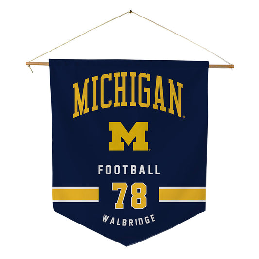 Michigan - NCAA Football : Marky Walbridge - Pennant - 18" x 21"-0