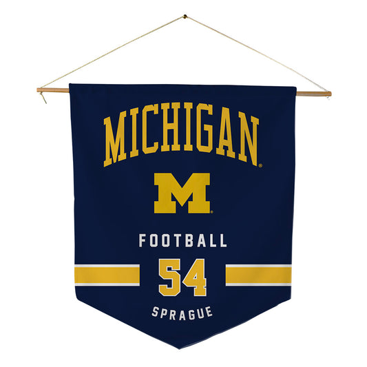 Michigan - NCAA Football : Andrew Sprague - Pennant - 18" x 21"-0