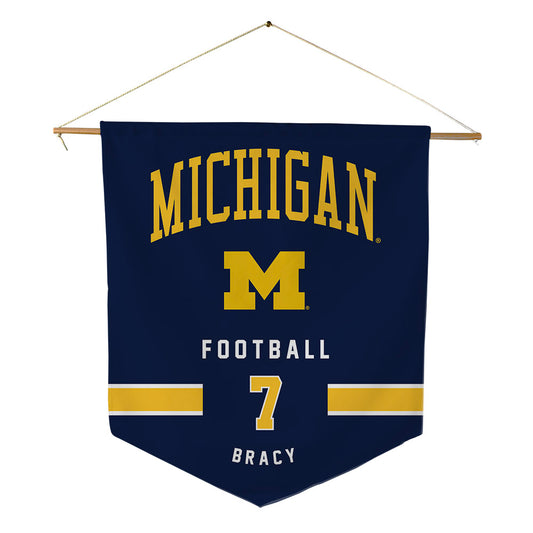 Michigan - NCAA Football : Chris Bracy - Pennant - 18" x 21"-0