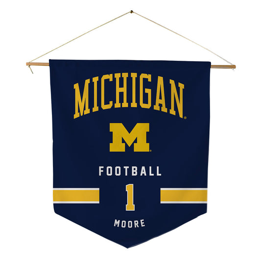 Michigan - NCAA Football : Rod Moore - Pennant - 18" x 21"-0