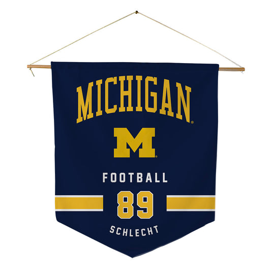 Michigan - NCAA Football : Kaleb Schlecht - Pennant - 18" x 21"-0