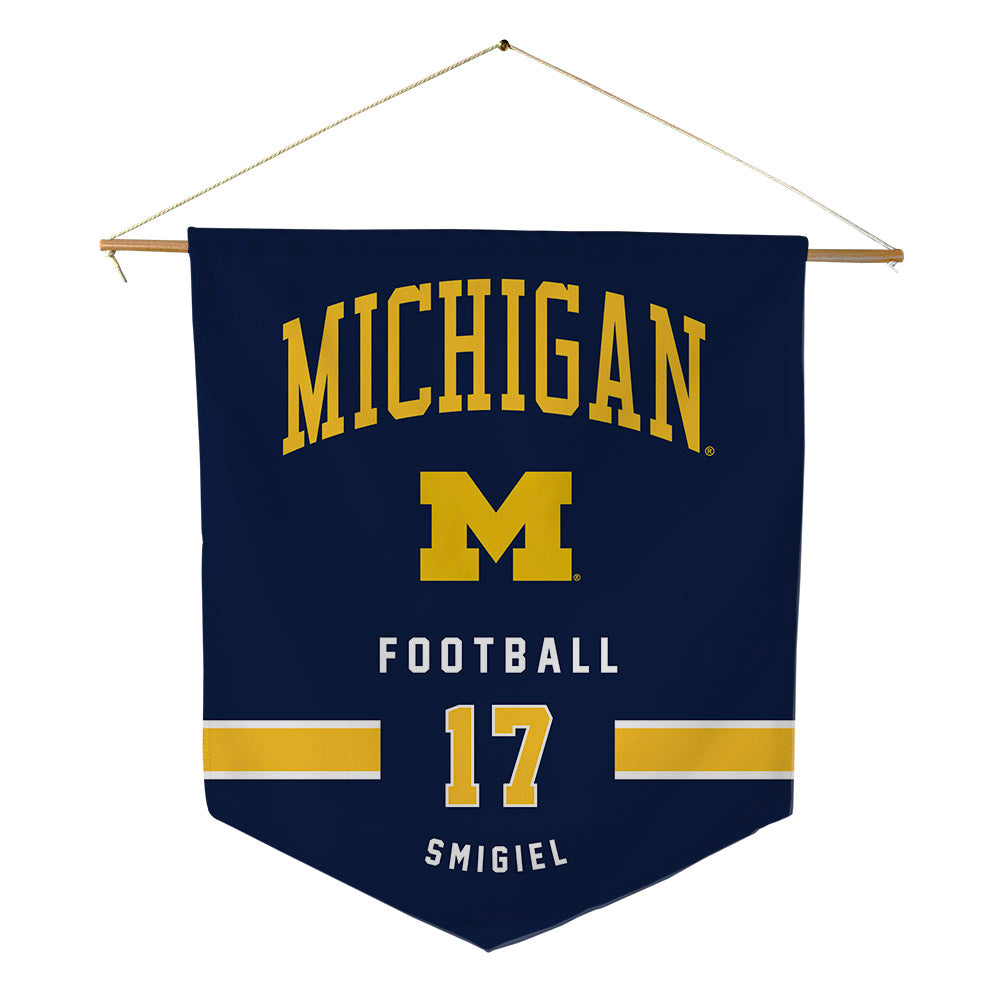 Michigan - NCAA Football : Brady Smigiel - Pennant - 18" x 21"-0