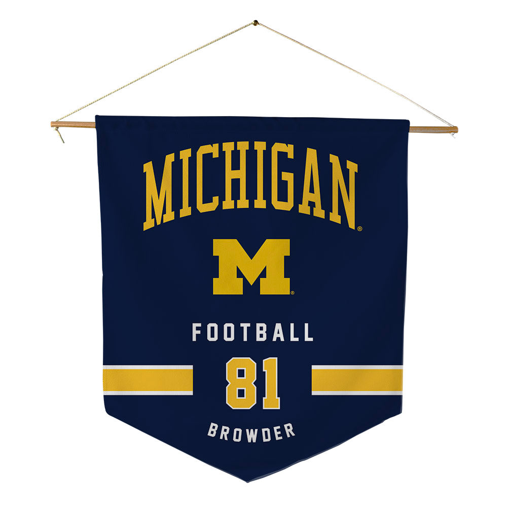 Michigan - NCAA Football : Jamar Browder - Pennant - 18" x 21"-0